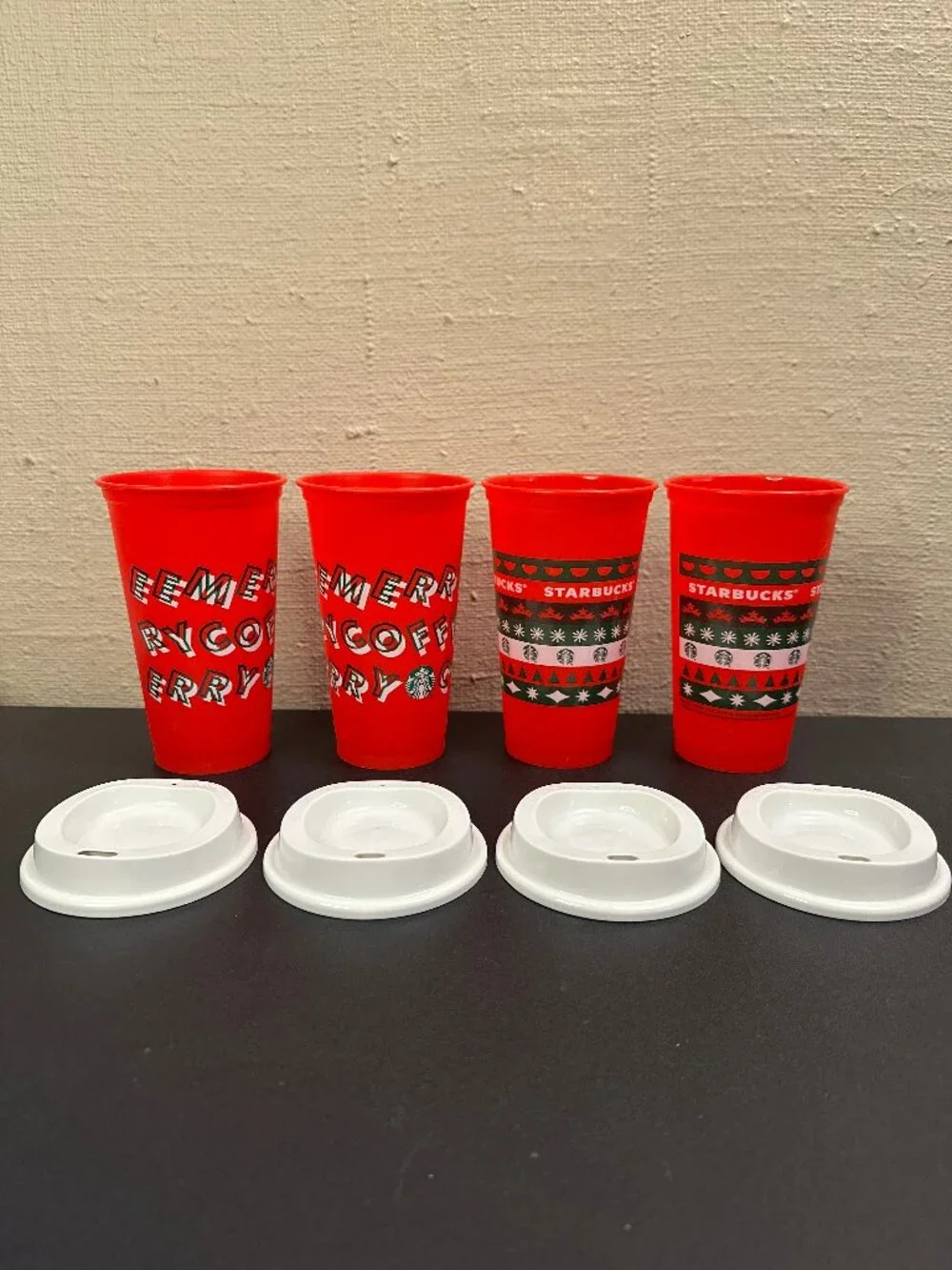 Starbucks Red Cups - 4